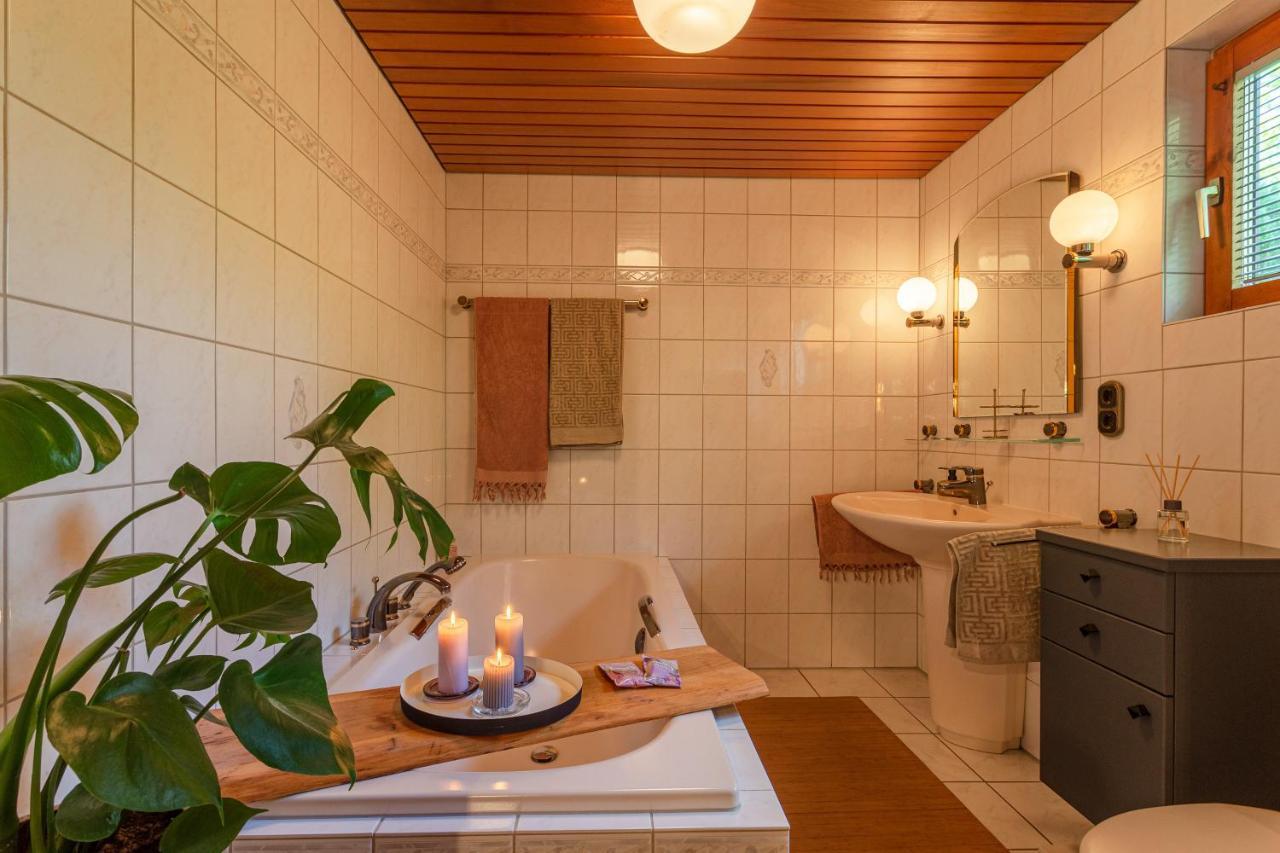 Blockhaus Eifelsteig W/ Kamin Garten & Feuerstelle Berndorf  Exterior foto